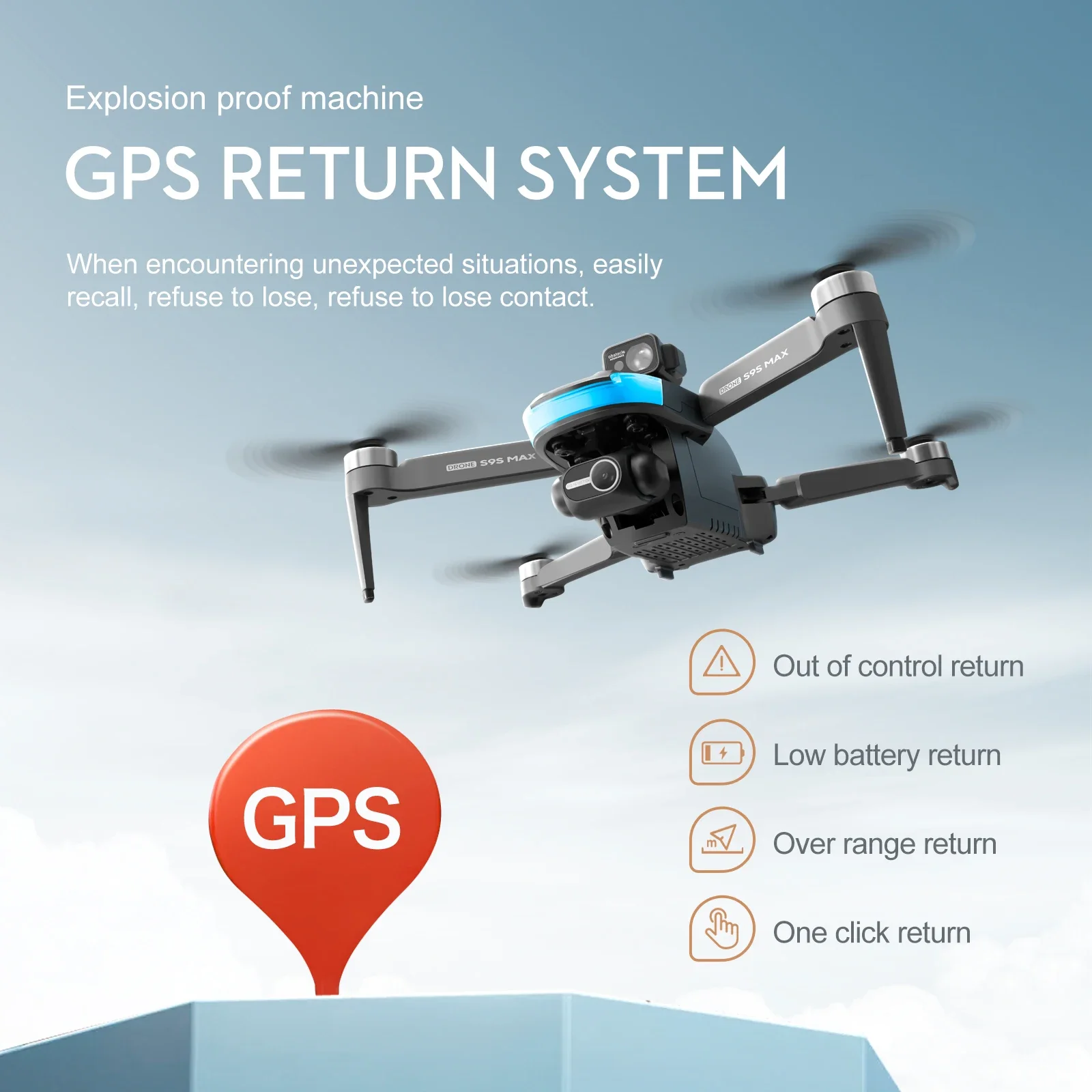НОВЫЙ S9S MAX MINI Drone 4K 2- – обзор и цена Drone Gimbal 2 Axis
