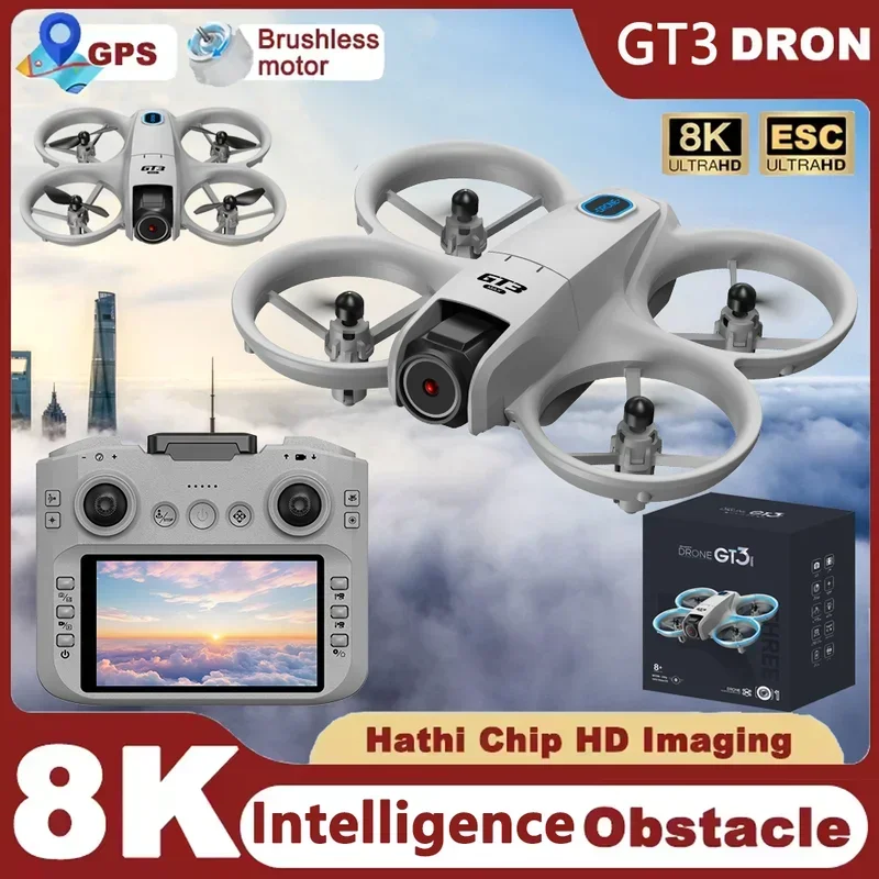 GT3 Мини НОВЫЙ Дрон Радиоуправ – обзор и цена Drone Gimbal 2 Axis
